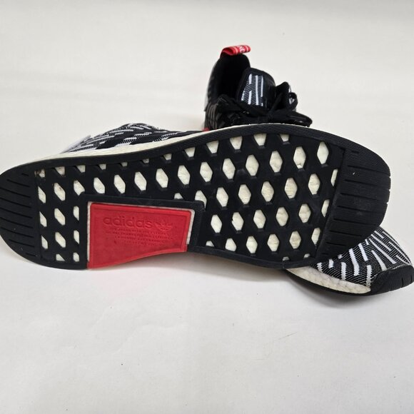 Adidas Boost NMD Black White - Picture 3 of 4